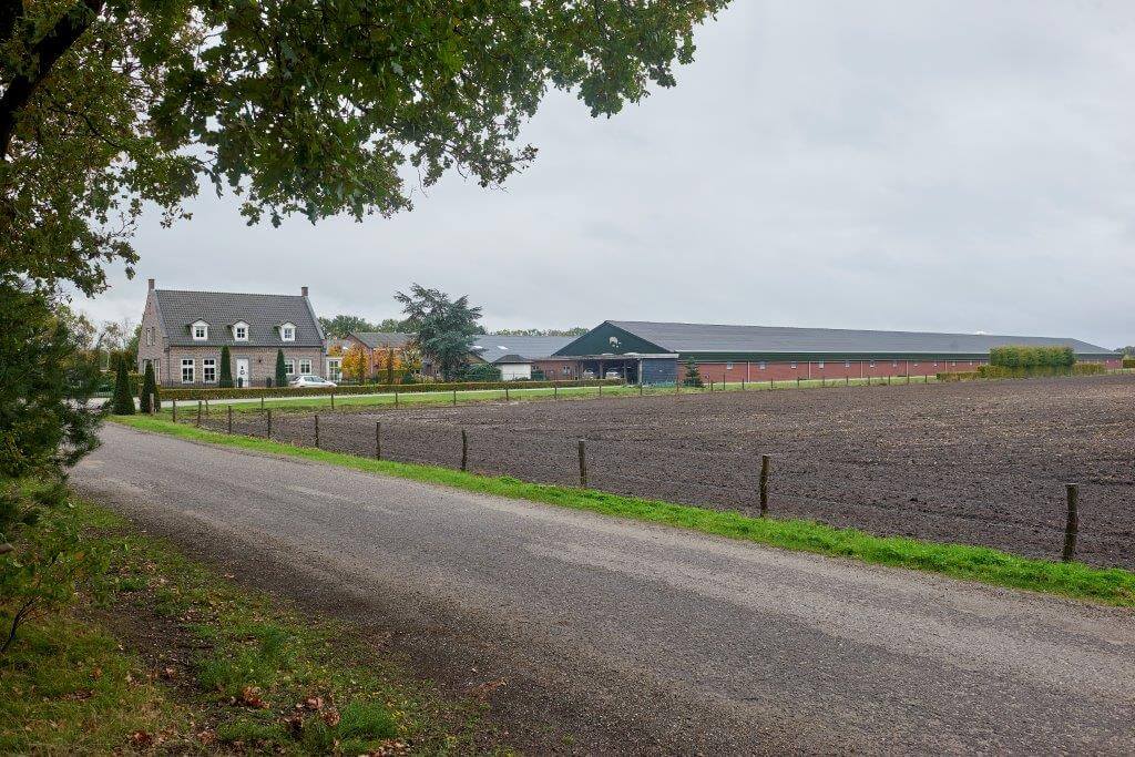 Het bedrijf van Lydia Relou ligt mooi vrij van andere bedrijven en heeft een hoge gezondheidsstatus.