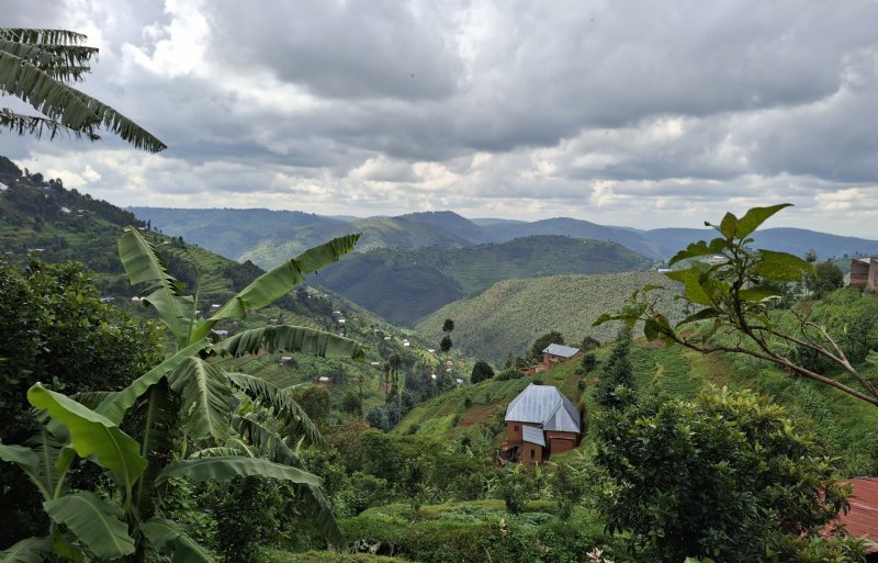 Rwanda, het land van de duizend heuvels.